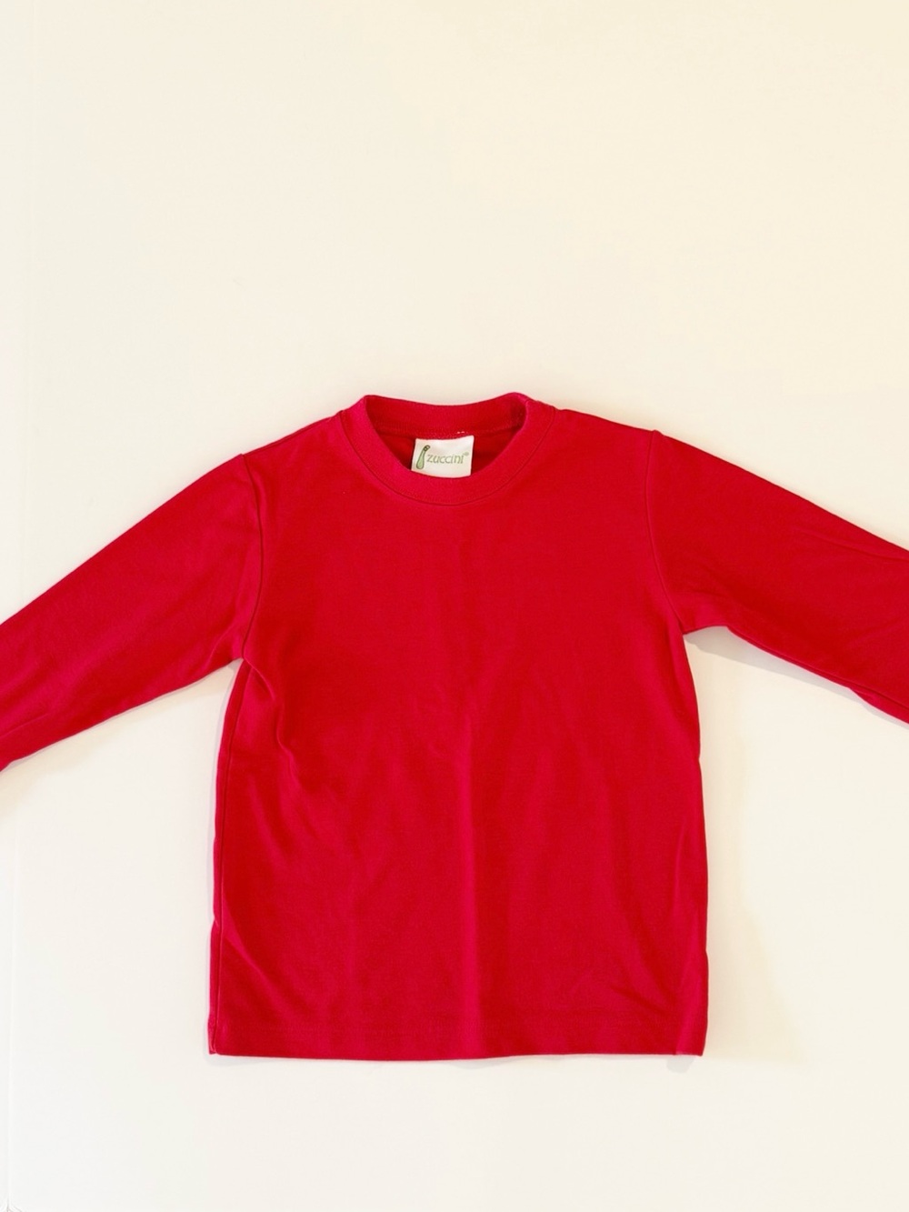 2T Zuccini Long Sleeve Red Tee Shirt